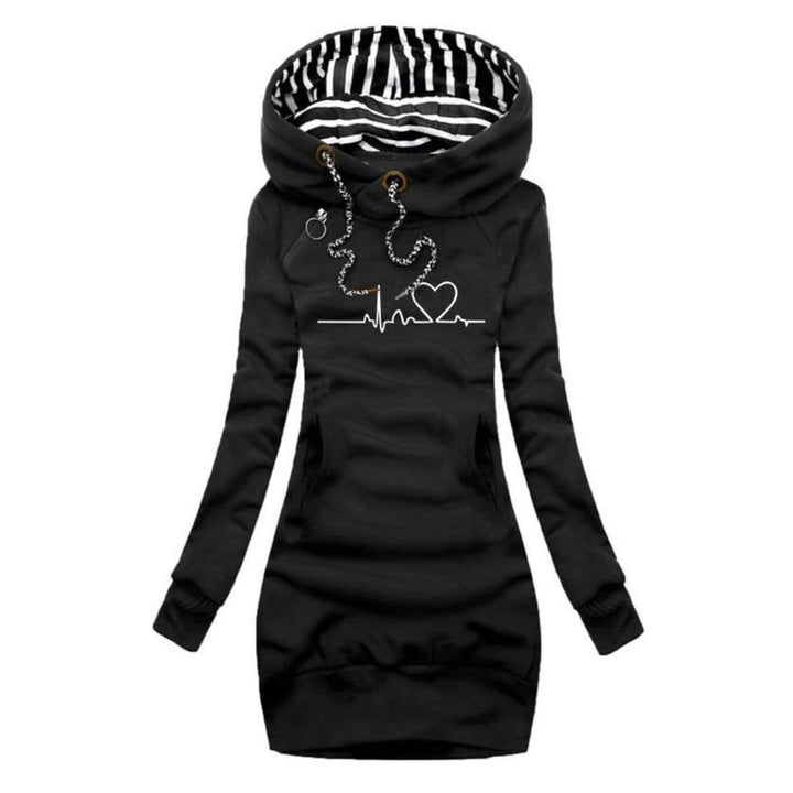 Ava | Heartbeat Hoodie Dress